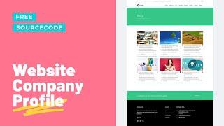 Web Company Profile - Free Source Code
