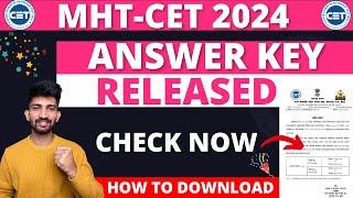 MHT-CET Answer Key Released 2024 | How to Check MHT-CET Answer Key 2024