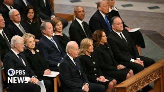 WATCH: All 5 living former presidents gather to pay tribute to Carter | Carter Funeral