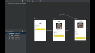 Tutorial android studio Kotlin, passing data fragment to fragment dan simple validation login form