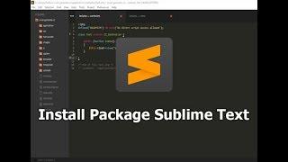 Install Package Sublime Text Tutorial Bahasa Indonesia