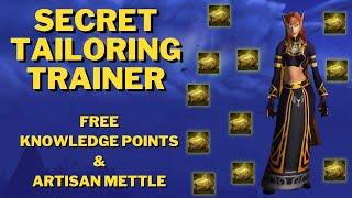 SECRET Method for FREE Knowledge Points & Artisan Mettle for Dragonflight Tailoring!!! #shorts