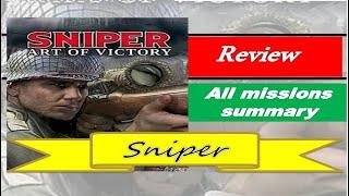 Sniper : Art of Victory review and all missions summary