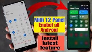Original Official MiUi 12 Control Center || Enable Every Android smartphone