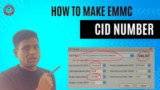 How to make eMMC CID Number !! MTK eMMC Changes Without ENG File Trick !! UFS Pro Online Training !!