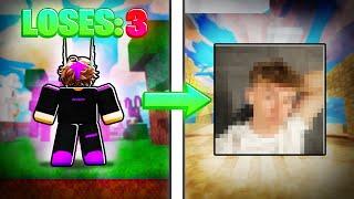 IF I Lose I Turn FACECAM ON In Roblox Bedwars!