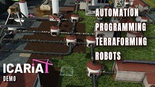 I've Made a Mess in the Icaria Demo - Automation and Terraforming - LIVE