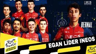 EGAN BERNAL LIDER INEOS 🟡 GRAN EQUIPO PARA EL TOUR DE FRANCIA 2023