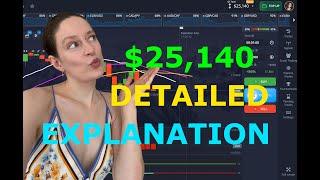 How I Made $25,140 Method Detailed Explanation | A cool pocket option strategy