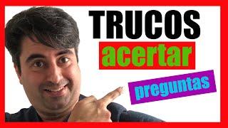  TRUCOS para  RESPUESTAS del examen TEÓRICO 