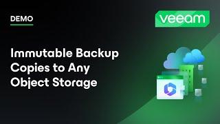 Immutable Backup Copies to Any Object Storage | Demo