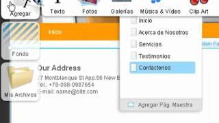 Wix: Configurar pagina (Contactenos)