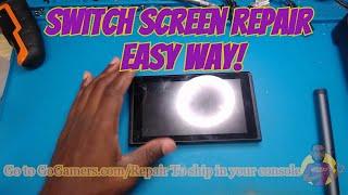 Fix Nintendo Switch LCD Screen Replacement (EASY METHOD REPAIR)