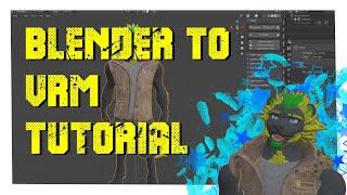 (OLD BETTER VIDEO IN DESCRPTION) Converting a Blender model to a VRM (VmagicMirror + OBS)