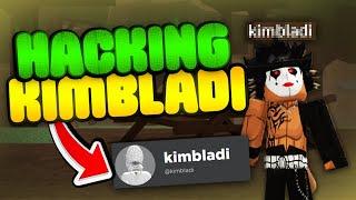 Hacking Kimbladi's ROBLOX Account...  (Da Hood)