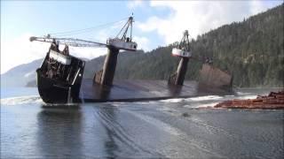 Log Barge Dumps