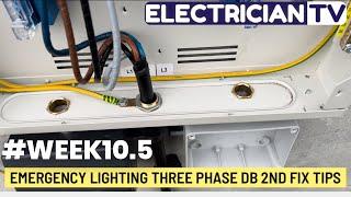 ️A WEEK IN THE LIFE OF  UK ELECTRICIAN #week10.5 Wills Weekly Em lights test db install 2 fix