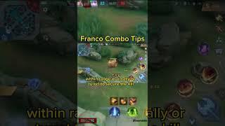 Franco Combo Tips #mlbb #mlbbesports #mlbbshorts #mobilelegend #franco #combo #mobilelegends