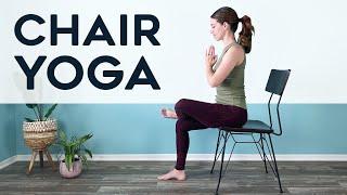 CHAIR YOGA - 10 Minute Easy Stretch Break from the Desk