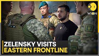 Russia-Ukraine War: Ukraine's Zelensky visits Eastern frontline Kharkiv region | WION News