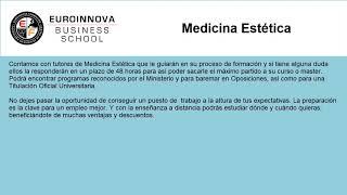 cursos de medicina estetica