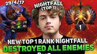 NEW TOP 1 RANK NIGHTFALL DESTROYED ALL ENEMIES on URSA CARRY!