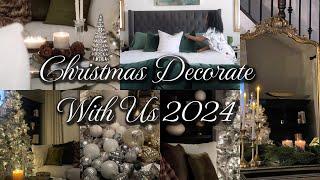 GETTING IN THE HOLIDAY SPIRIT | CHRISTMAS DECORATE WITH US 2024