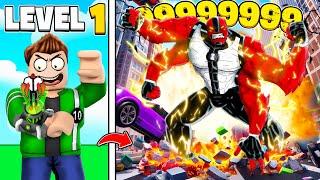 I BECAME BEN 10 TO DESTROY THE WORLD IN ROBLOX !!