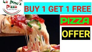 Buy 1 get 1 free pizza|Lapino'z pizza offer|Free pizza offer|Online pizza offer in lapino'z #pizza