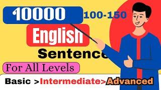 “10,000 English Sentences for All Levels – Beginner to Advanced!”