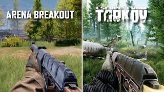 Escape from Tarkov vs. Arena Breakout - Weapons and Animation