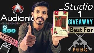 Audionic Studio 1 Earphones Unboxing+Giveaway | Best For Gaming RS.599