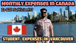 Monthly Expenses of International Students in Canada 2024-25 I Cost of Living in Vancouver