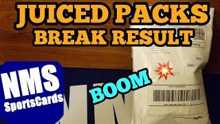 Juiced Packs Break Result - Boom! 3 Hits!