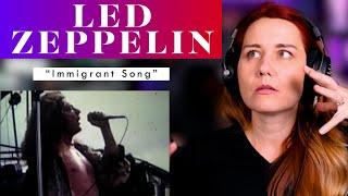 I recognize this! Opera Singer realizes she's heard Led Zeppelin! Vocal ANALYSIS of "Immigrant Song"