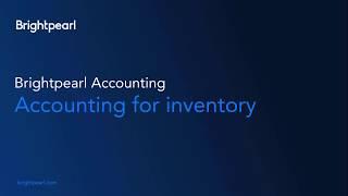 Accounting for inventory