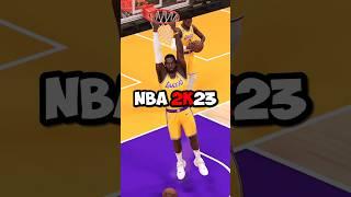 nba 2k23, but i can't touch the color purple 🟣