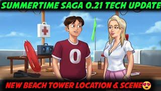 SUMMERTIME SAGA 0.21 NEW TECH UPDATE RELEASE DATE  NEW BEACH TOWER REWORK & NEW LOCATIONS