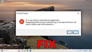 Fix DirectX Setup Error An Internal System Error Occurred in Windows 10/11 [Tutorial]
