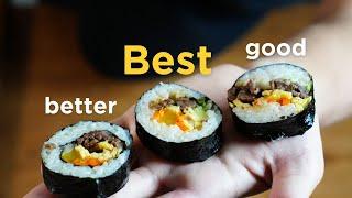 3 способа сделать Gimbap (+ Рождество)