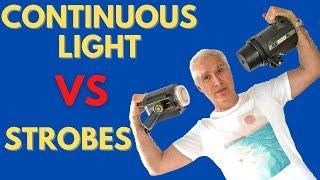 Continuous light vs flash for product photography