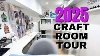 NEW Craft Room / Studio Tour 2025 - Storage and Organisation Solutions!