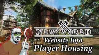 New World  MMO Website Deep Dive - Making YOUR Mark on Aeternum: Player Housing