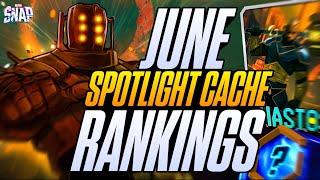 BEST SPOTLIGHT CACHES for JUNE & JULY in Marvel Snap! Every Cache RANKED!