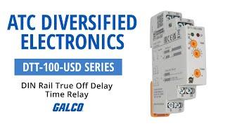 ATC DTT-USD-100 Series DIN Rail Mount True Off Delay Time Relay