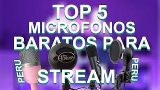 TOP 5 MICROFONOS ECONOMICOS PARA STREAMING EN PERU 2020