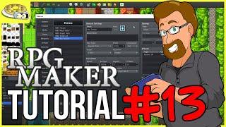 Designing ITEMS & EQUIPMENT |  BenderWaffles Teaches  RPG Maker Tutorial HOW TO #13 Guide VX MV MZ