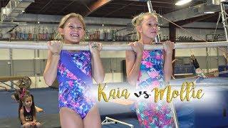 Kaia VS Mollie Gymnastics Challenges| Kaia SGG