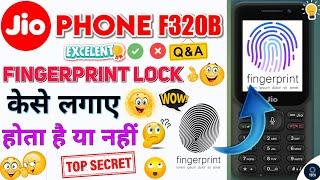 Jio Phone Camera Ko Fingerprint Lock || How To Set Camera Fingerprint Lock in Jio Phone