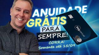 CARTÃO BTG MASTERCARD BLACK COM ANUIDADE VITALÍCO! MÁS CORRA SOMENTE ATÉ 15/09. IOF ESPECIAL 1.1%